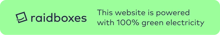 Raidboxes green hosting